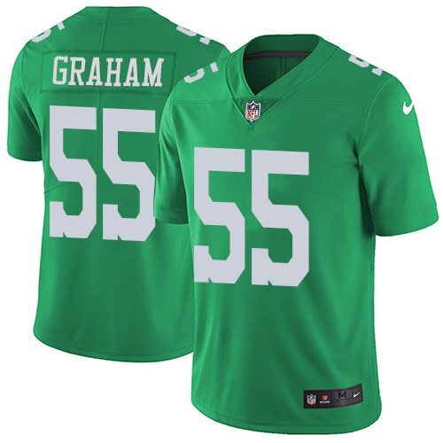 Nike Men & Women & Youth Eagles 55 Brandon Graham Green Color Rush Limited Jersey,We sell and wholesale Nike Men & Women & Youth Eagles 55 Brandon Graham Green Color Rush Limited Jersey on line form chian!